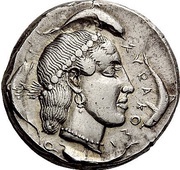Tetradrachm, Greece (ancient), 466 BC - 460 BC reverse image