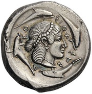 Tetradrachm, Greece (ancient), 466 BC - 460 BC reverse image