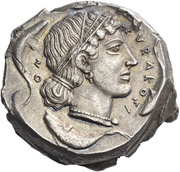 Tetradrachm, Greece (ancient), 450 BC - 440 BC reverse image