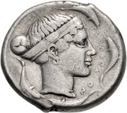 Tetradrachm, Greece (ancient), 430 BC reverse image