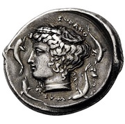 Tetradrachm, Greece (ancient), 405 BC reverse image