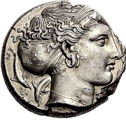 Tetradrachm, Greece (ancient), 405 BC - 400 BC reverse image