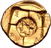 20 Litrai - Dionysos I, Greece (ancient), 405 BC - 367 BC reverse image