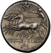 Tetradrachm - Agathokles, Greece (ancient), 310 BC - 305 BC reverse image