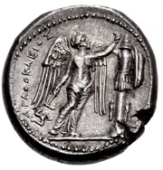 Tetradrachm - Agathokles, Greece (ancient), 310 BC - 305 BC reverse image