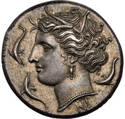 Tetradrachm - Agathokles obverse image