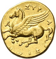 30 Litrai - Timoleon / Third Democracy, Greece (ancient), 344 BC - 338 BC reverse image