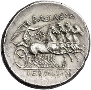 32 Litrai - Hieron II, Greece (ancient), 250 BC - 216 BC reverse image