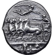 Dekadrachm - Dionysius I obverse image