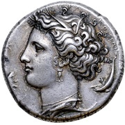 Decadrachm - Dionysius I, Greece (ancient), 400 BC - 380 BC reverse image