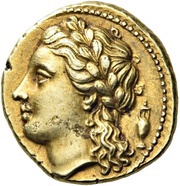 Dekadrachm - Agathocles obverse image