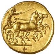 Dekadrachm - Agathokles, Greece (ancient), 295 BC - 289 BC reverse image