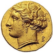 Dekadrachm - Hieron II obverse image