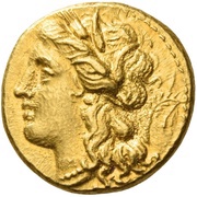 Dekadrachm - Hieron II obverse image