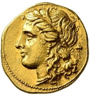 Dekadrachm - Hieron II obverse image