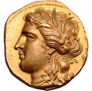 Dekadrachm - Hieron II obverse image