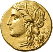 Dekadrachm - Hieron II obverse image