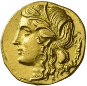 Dekadrachm - Hieron II obverse image