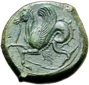 Æ, Greece (ancient), 405 BC - 367 BC reverse image