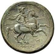Æ29 - Hieron II, Greece (ancient), 275 BC - 215 BC reverse image