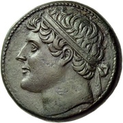 Æ - Hieron II obverse image