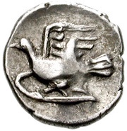 Obol, Greece (ancient), 370 BC - 330 BC reverse image