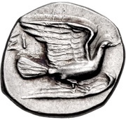 Obol, Greece (ancient), 370 BC - 330 BC reverse image