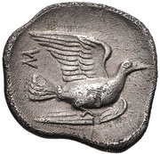 Obol, Greece (ancient), 370 BC - 330 BC reverse image