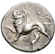 Triobol obverse image