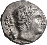 Drachm Menestratos obverse image