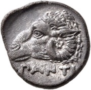 Diobol, Greece (ancient), 380 BC - 370 BC reverse image