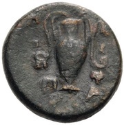 Dichalkon, Greece (ancient), 200 BC - 100 BC reverse image