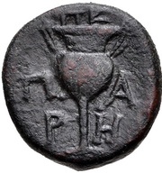 Dichalkon, Greece (ancient), 200 BC - 100 BC reverse image