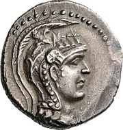 Trihemidrachm - Eukrates Hypata obverse image