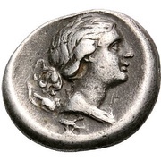 Hemidrachm, Greece (ancient), 290 BC reverse image