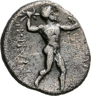 Obol, Greece (ancient), 350 BC reverse image