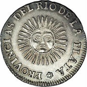 2 Soles Provincias del Rio de la Plata obverse image