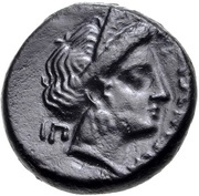 Dichalkon, Greece (ancient), 340 BC - 320 BC reverse image