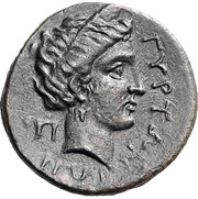 Dichalkon, Greece (ancient), 340 BC - 320 BC reverse image