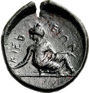 Dichalkon, Greece (ancient), 400 BC - 360 BC reverse image