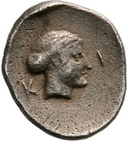 Hemiobol, Greece (ancient), 400 BC - 360 BC reverse image