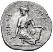 Trihemiobol, Greece (ancient), 350 BC reverse image