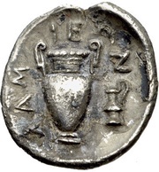 Obol, Greece (ancient), 400 BC - 344 BC reverse image