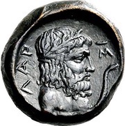 Dichalkon, Greece (ancient), 450 BC - 350 BC reverse image