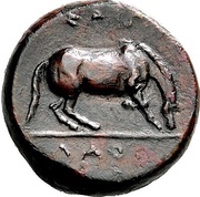 Dichalkon, Greece (ancient), 400 BC - 350 BC reverse image