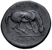 Dichalkon, Greece (ancient), 400 BC - 350 BC reverse image