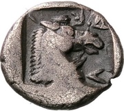 Obol, Greece (ancient), 462 BC - 460 BC reverse image