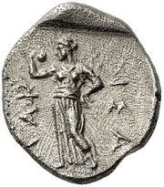 Obol, Greece (ancient), 420 BC - 400 BC reverse image