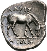 Obol, Greece (ancient), 344 BC - 337 BC reverse image