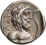 Trihemiobol, Greece (ancient), 440 BC - 400 BC reverse image